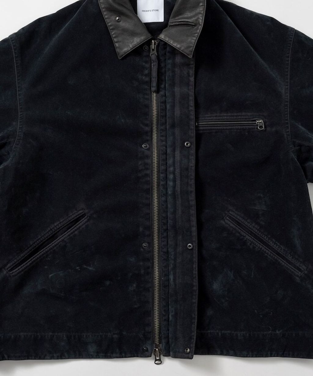 FREAKS STORE 復古洗舊麂皮質感LEATHERED工裝外套_28