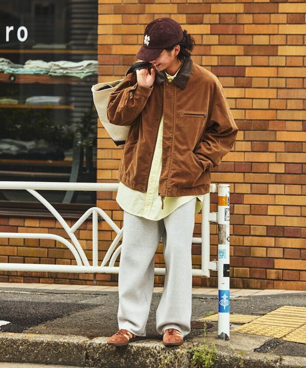 FREAKS STORE 復古洗舊麂皮質感LEATHERED工裝外套_13