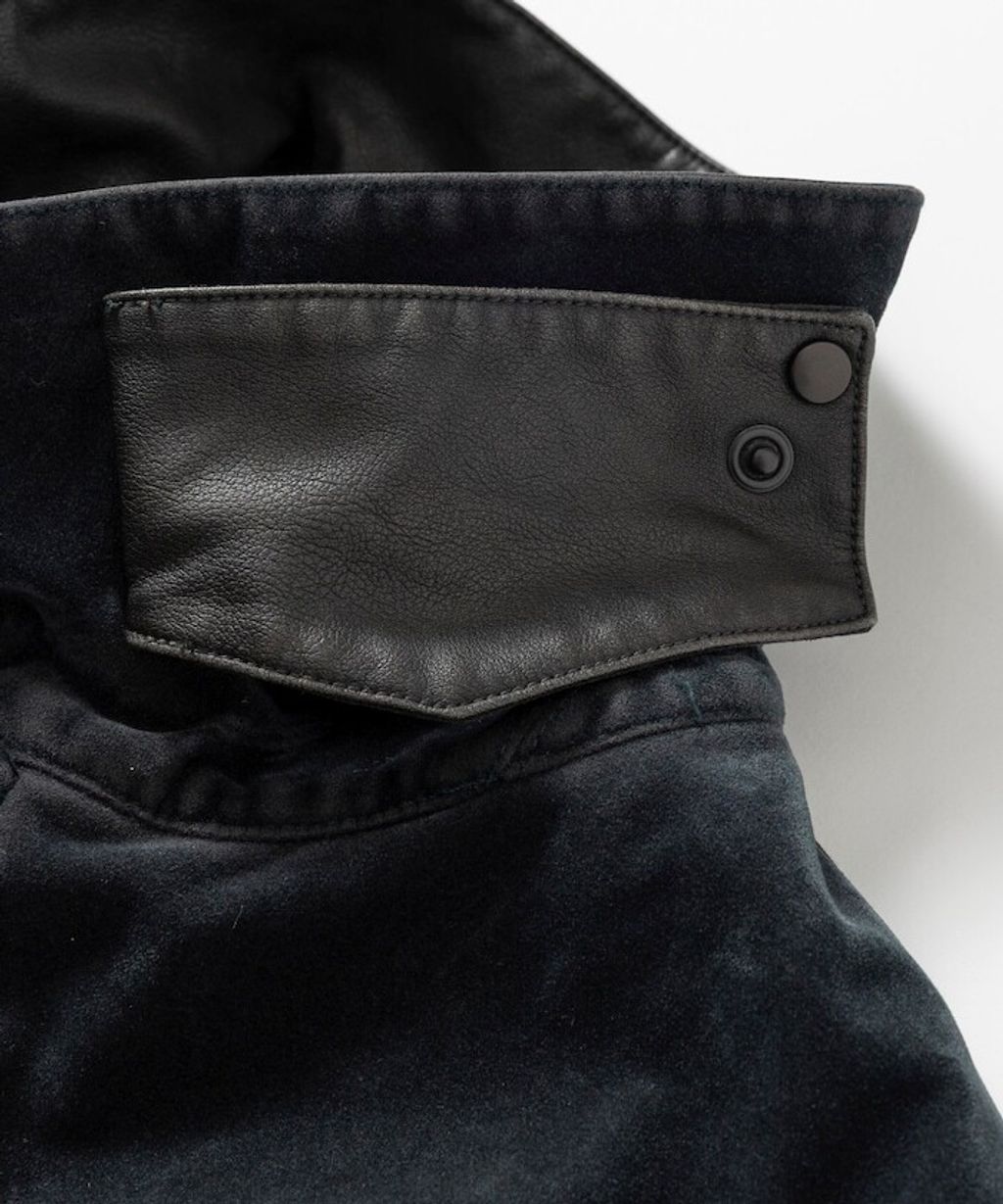 FREAKS STORE 復古洗舊麂皮質感LEATHERED工裝外套_21