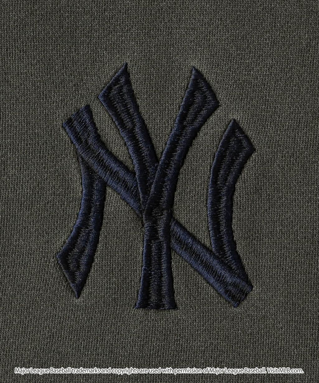 MLB限定別注款 刺繡復古水染雙拉鍊高磅刷毛連帽外套_100