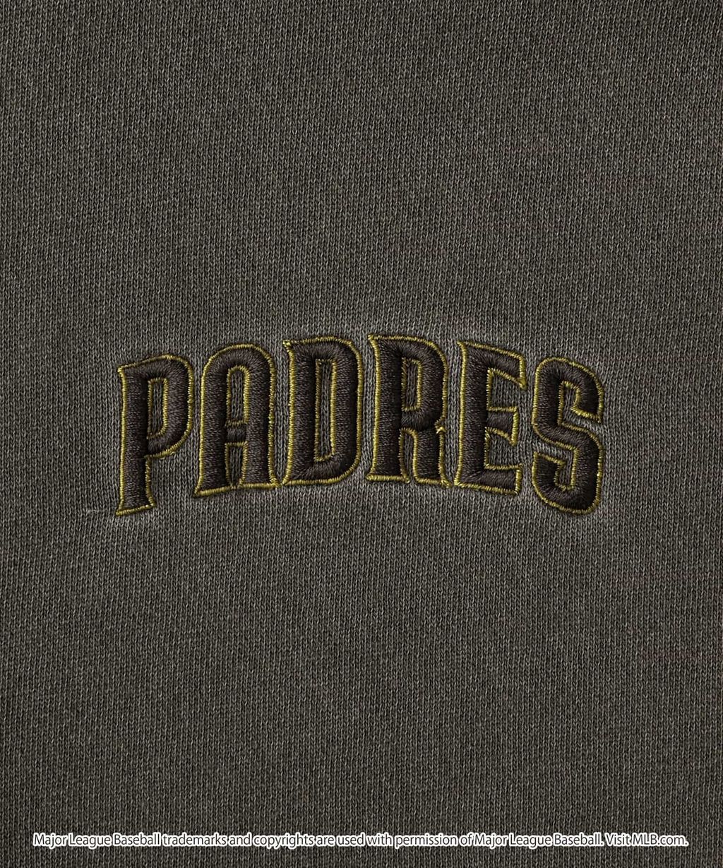 MLB限定別注款 刺繡復古水染雙拉鍊高磅刷毛連帽外套_99