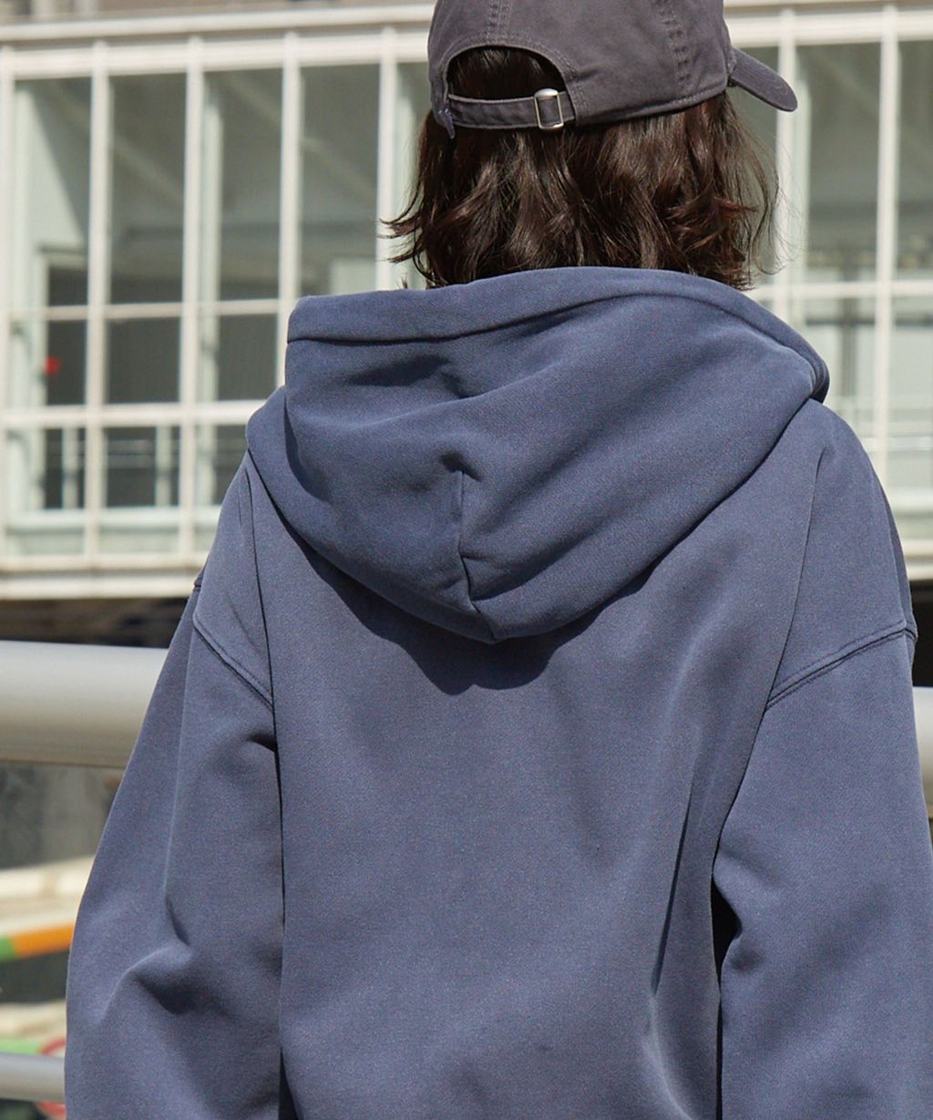 MLB限定別注款 刺繡復古水染雙拉鍊高磅刷毛連帽外套_139