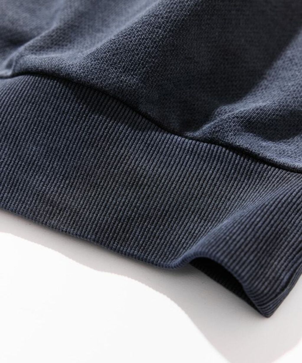 NAUTICA 復古刷色水染HIDDEN LOGO 490g厚磅圓領大學T_17