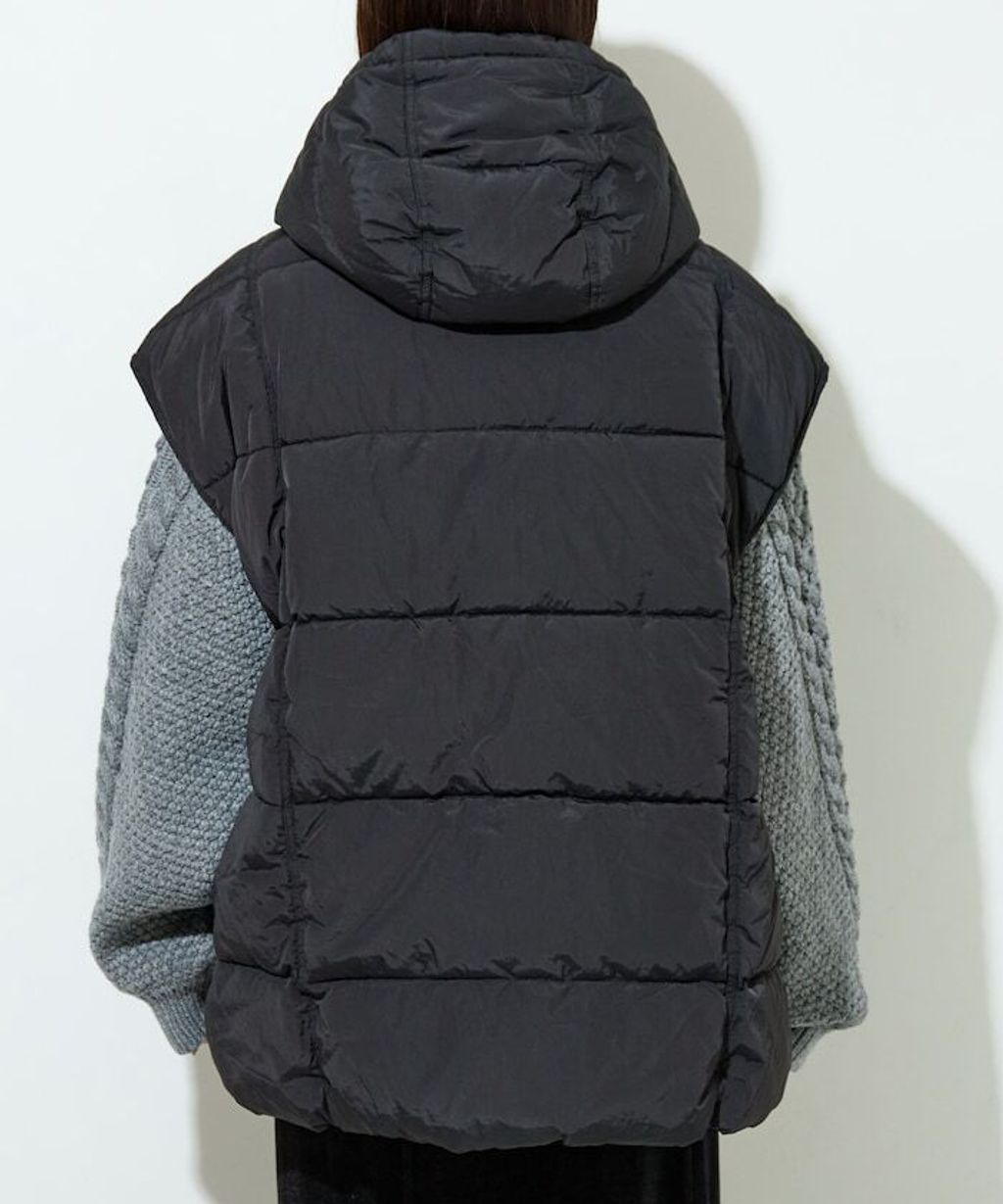 FREAKS STORE 中棉絎縫保暖連帽背心_36