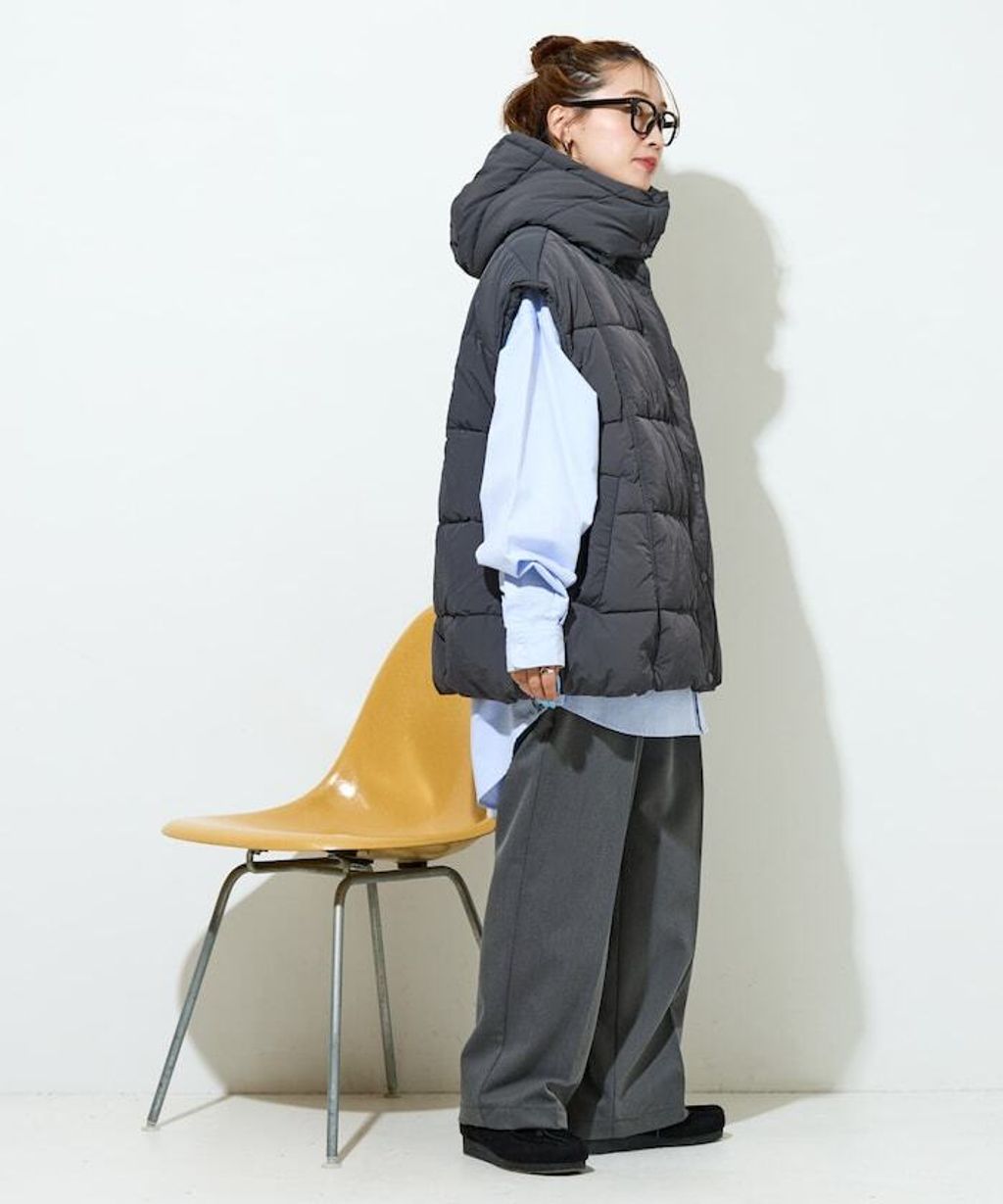 FREAKS STORE 中棉絎縫保暖連帽背心_28