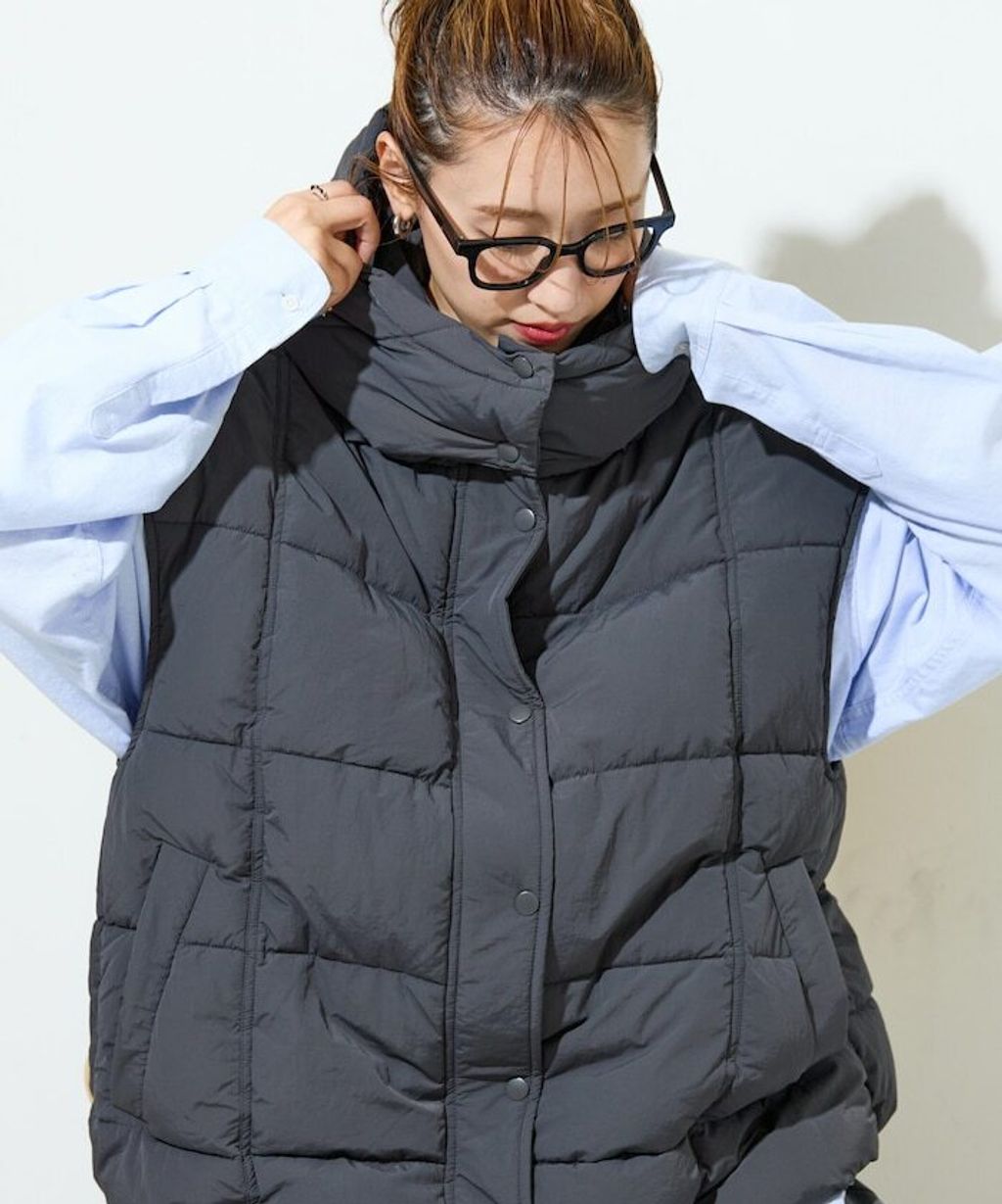 FREAKS STORE 中棉絎縫保暖連帽背心_31