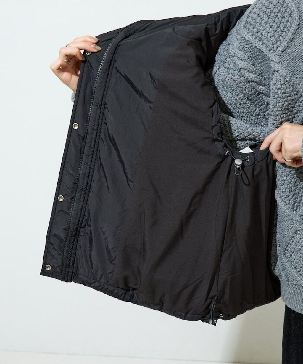 FREAKS STORE 中棉絎縫保暖連帽背心_50