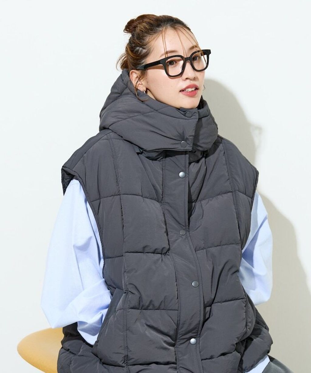 FREAKS STORE 中棉絎縫保暖連帽背心_29