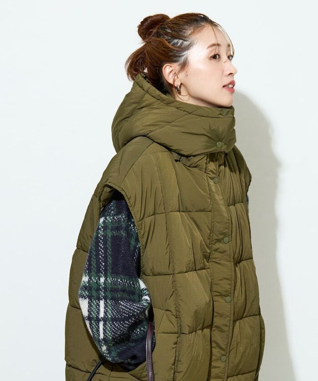 FREAKS STORE 中棉絎縫保暖連帽背心_24