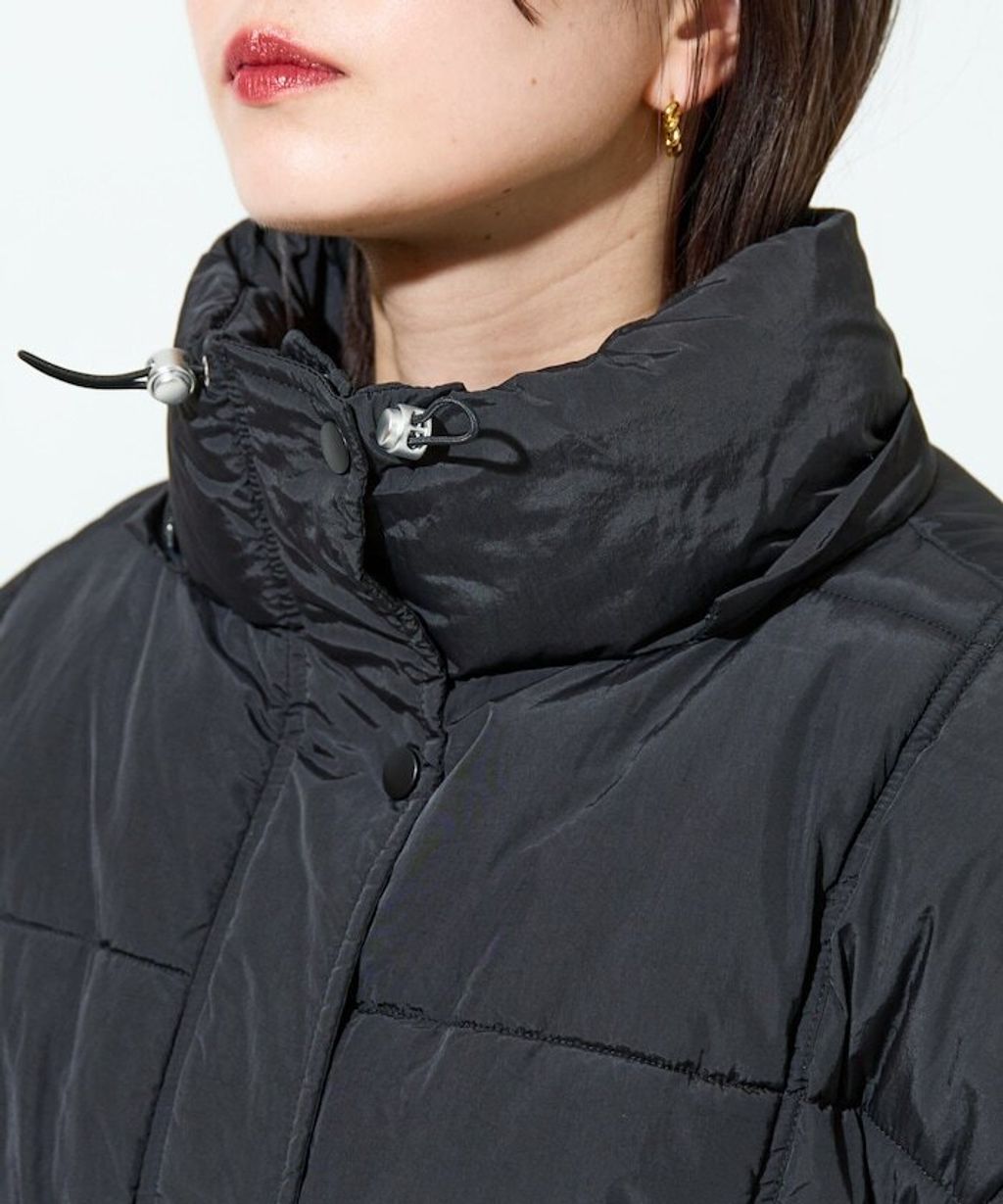 FREAKS STORE 中棉絎縫保暖連帽背心_47