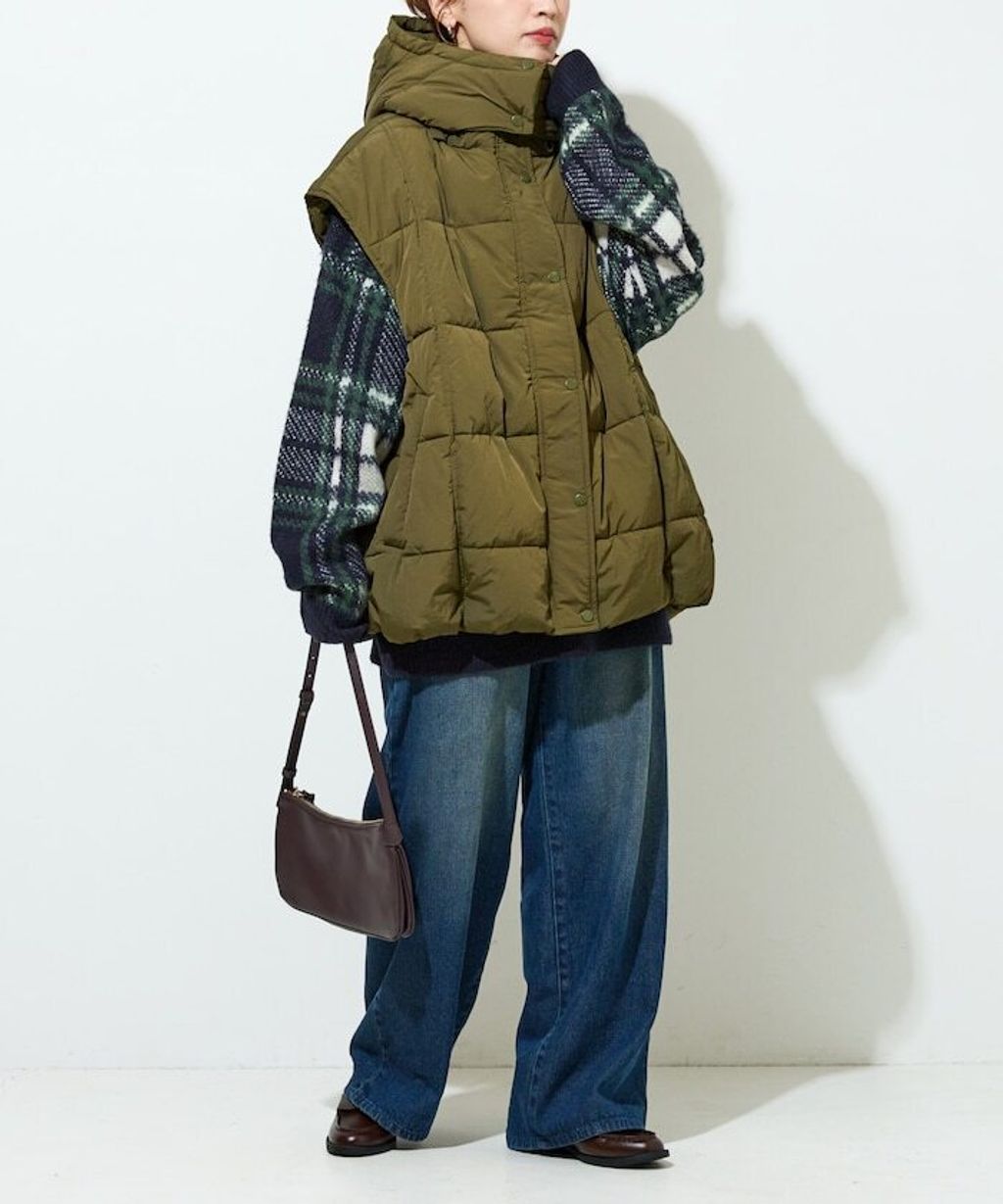 FREAKS STORE 中棉絎縫保暖連帽背心_21