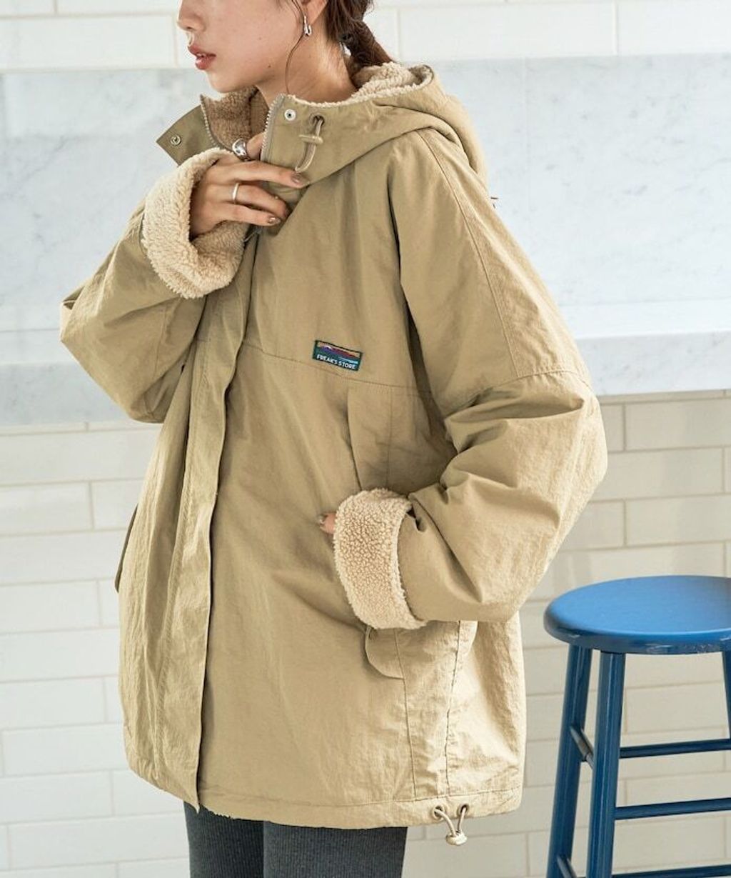 FREAKS STORE OUTDOORS雙面兩穿連帽外套_48