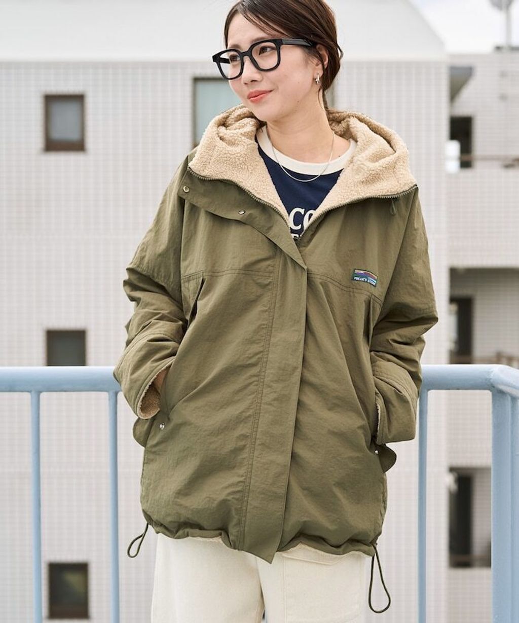 FREAKS STORE OUTDOORS雙面兩穿連帽外套_34