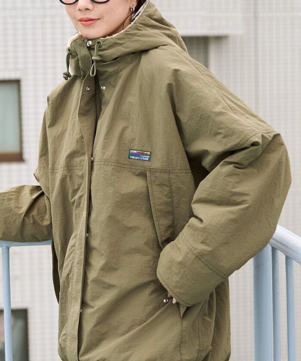 FREAKS STORE OUTDOORS雙面兩穿連帽外套_29