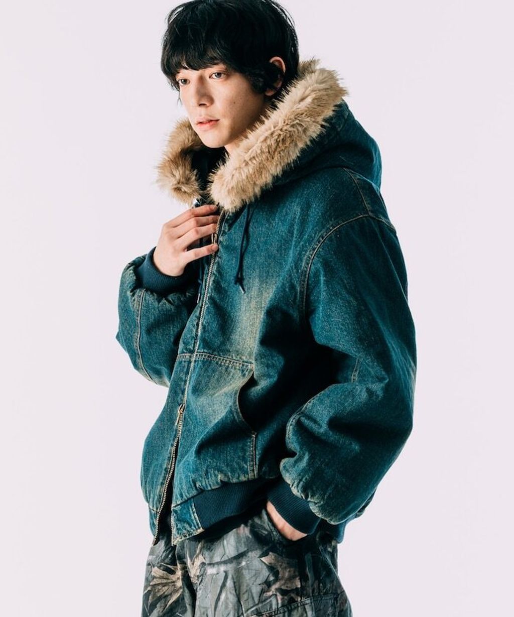 FREAKS STORE 純棉質厚布連帽鋪棉軍風外套_10