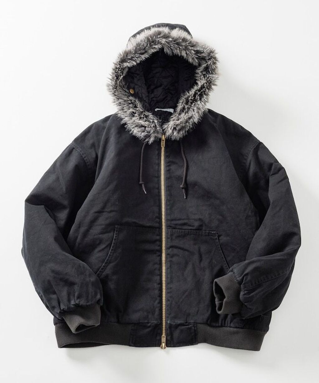 FREAKS STORE 純棉質厚布連帽鋪棉軍風外套_1