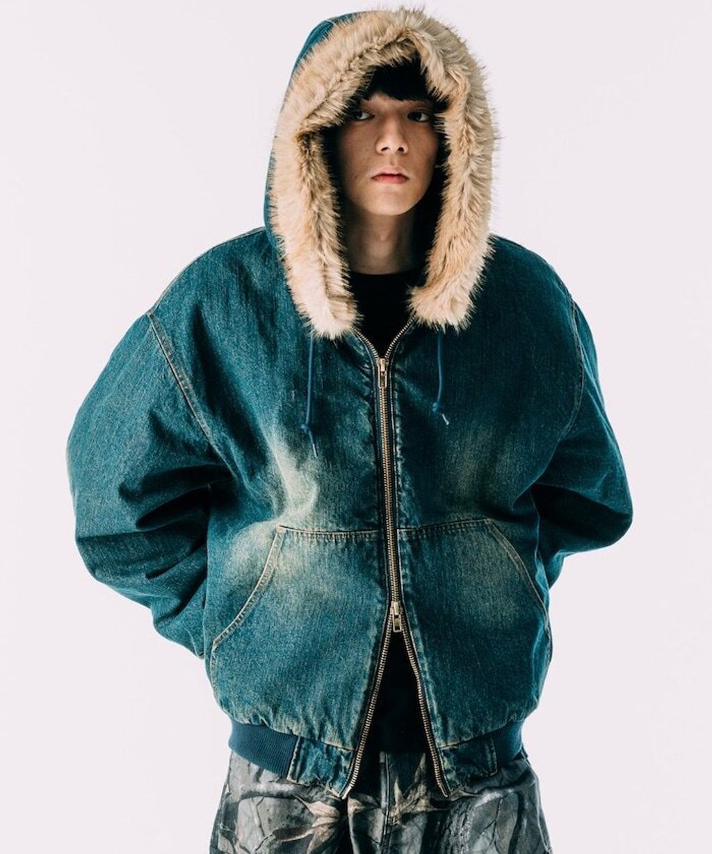 FREAKS STORE 純棉質厚布連帽鋪棉軍風外套_14