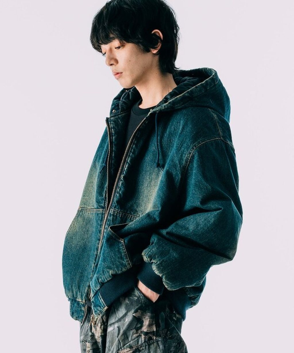 FREAKS STORE 純棉質厚布連帽鋪棉軍風外套_17