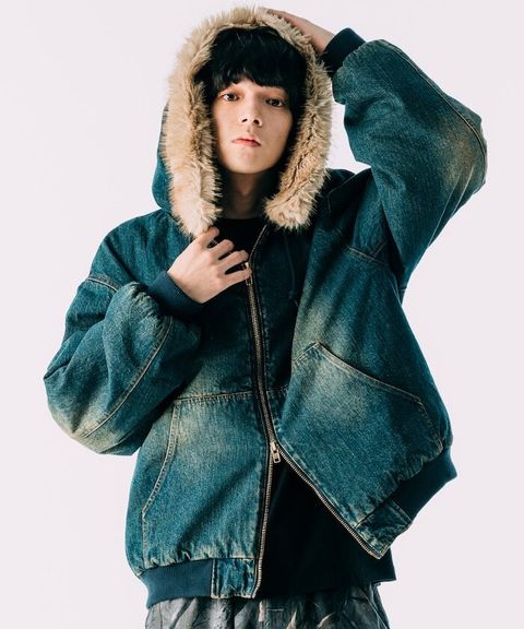 FREAKS STORE 純棉質厚布連帽鋪棉軍風外套_13