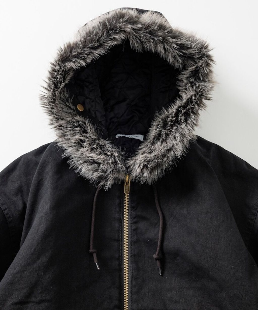 FREAKS STORE 純棉質厚布連帽鋪棉軍風外套_18