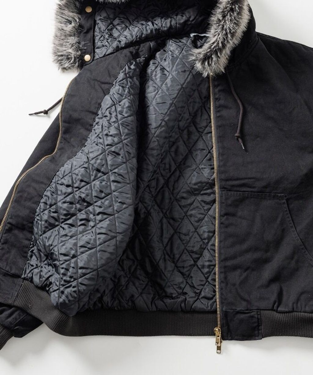 FREAKS STORE 純棉質厚布連帽鋪棉軍風外套_26