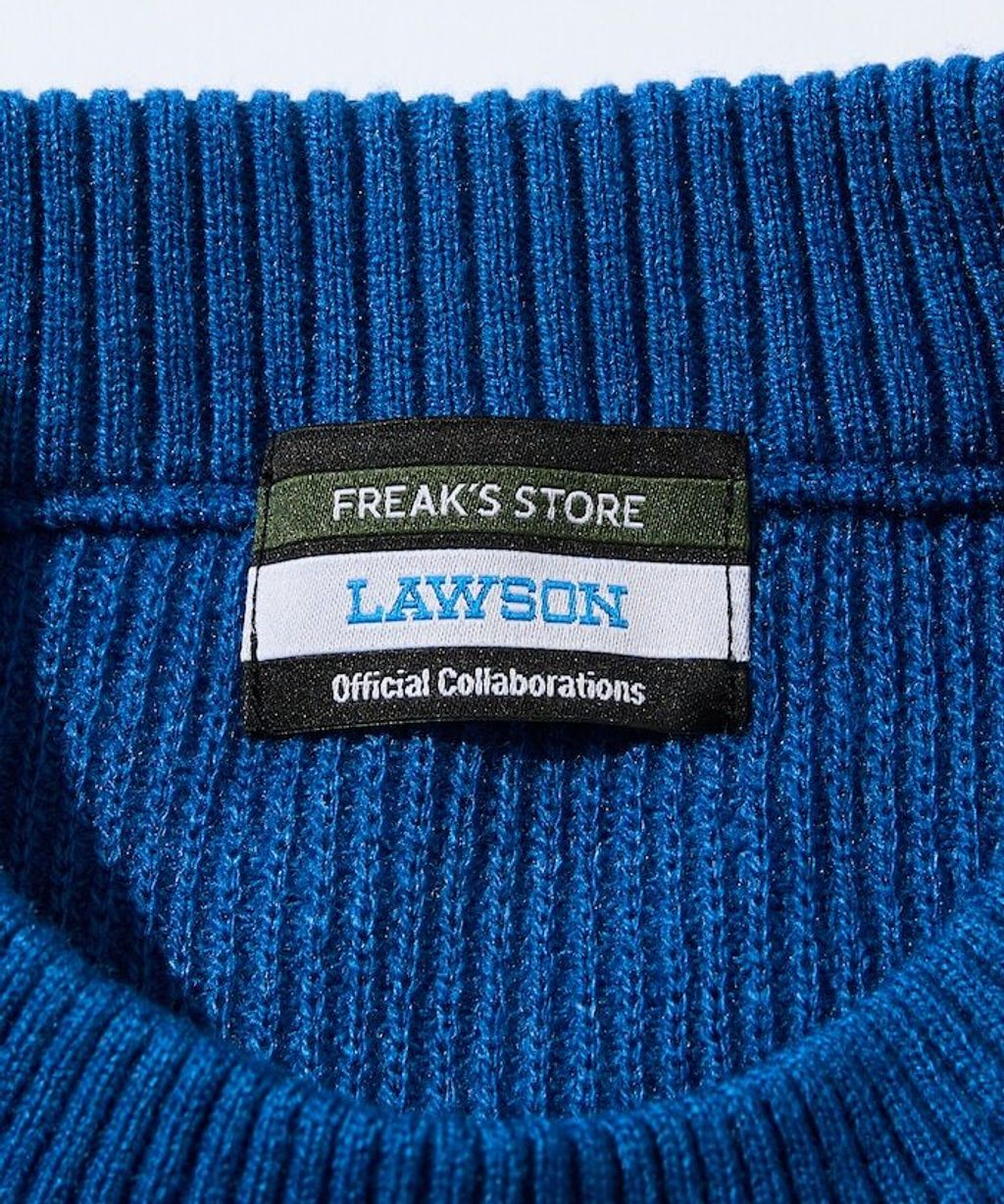 Lawson×FREAKS STORE 易洗畦編圓領針織毛衣_9
