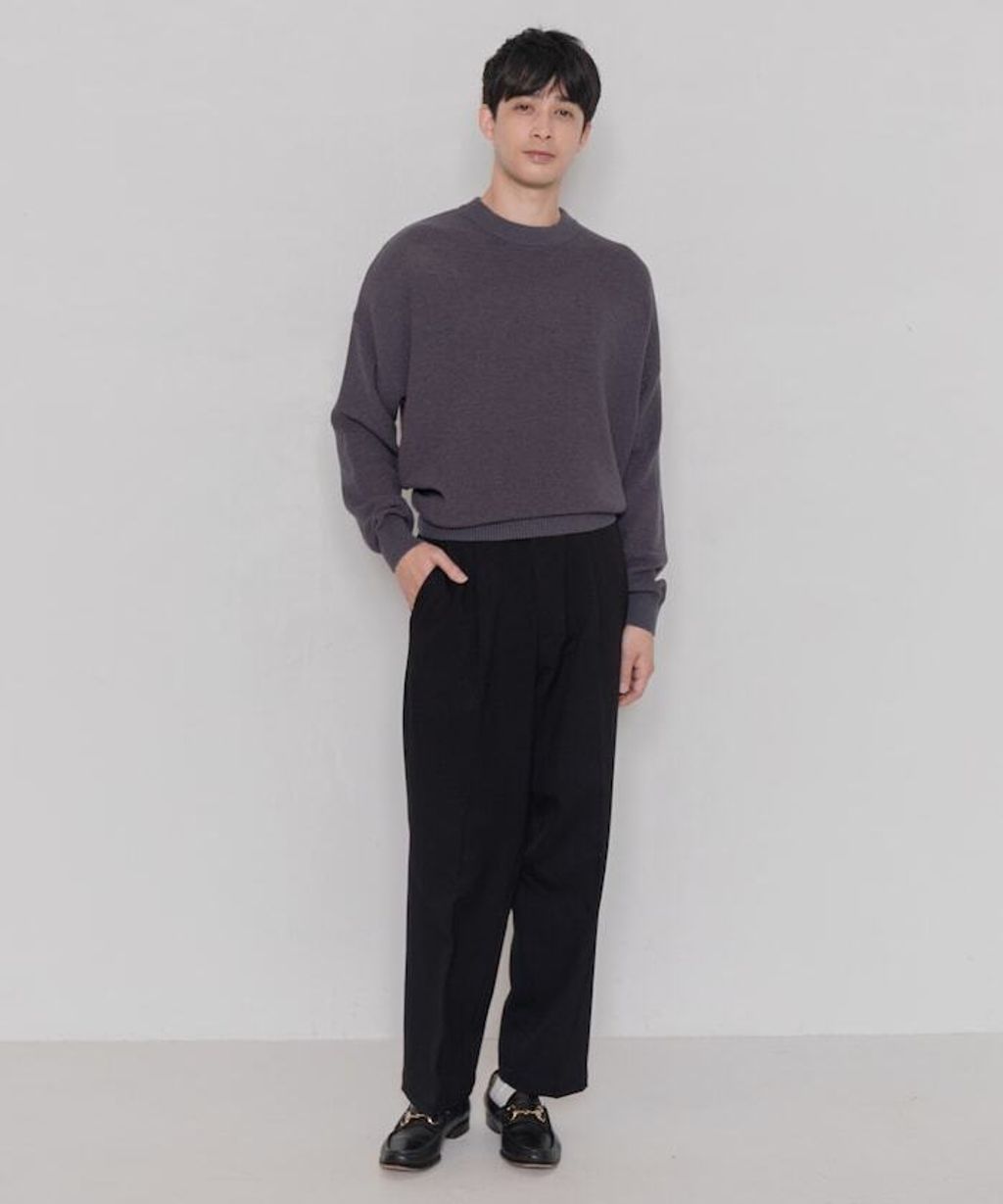 Lawson×FREAKS STORE 易洗畦編圓領針織毛衣_41