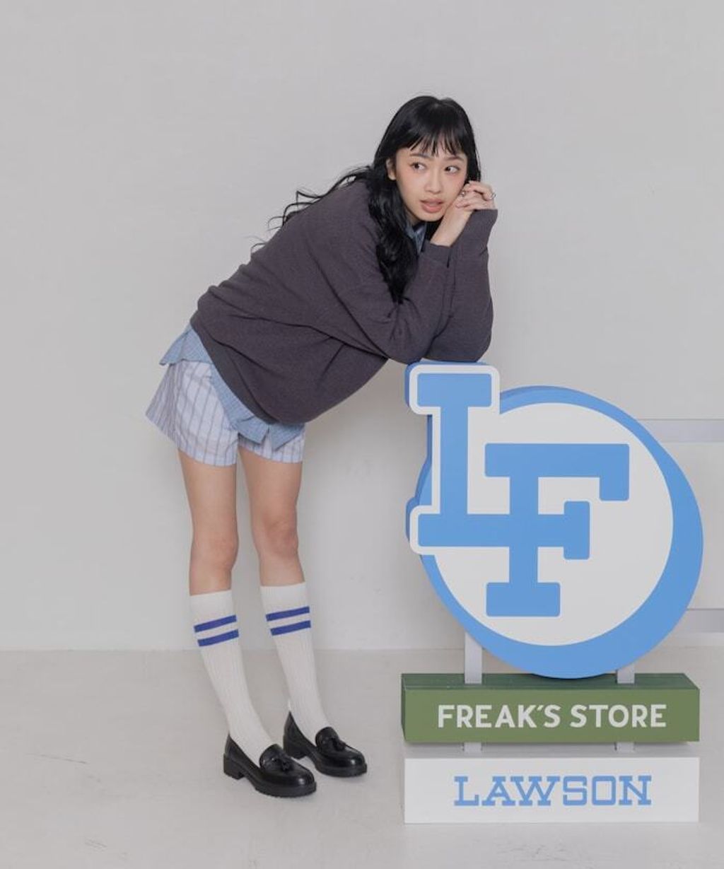 Lawson×FREAKS STORE 易洗畦編圓領針織毛衣_38