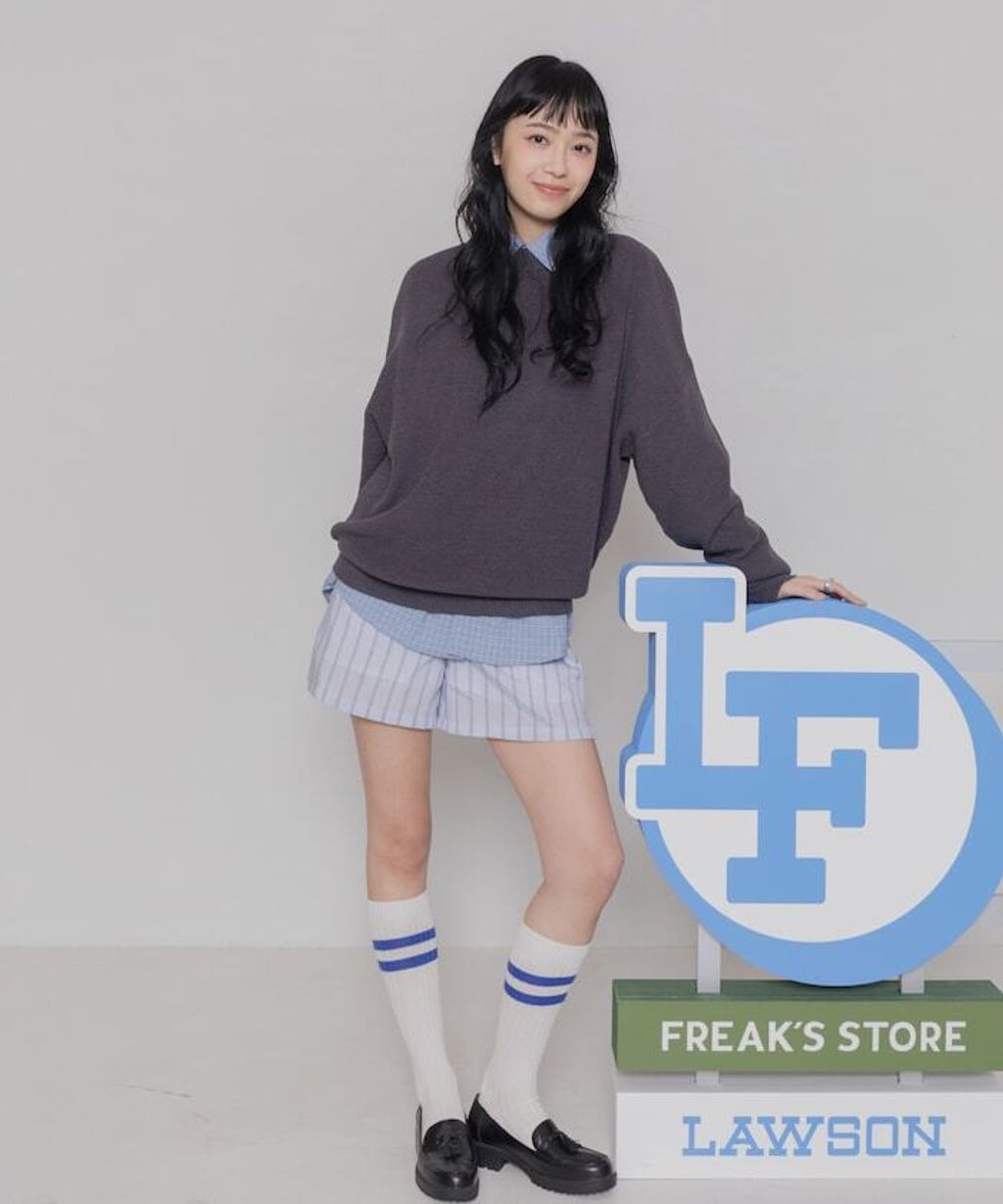 Lawson×FREAKS STORE 易洗畦編圓領針織毛衣_40