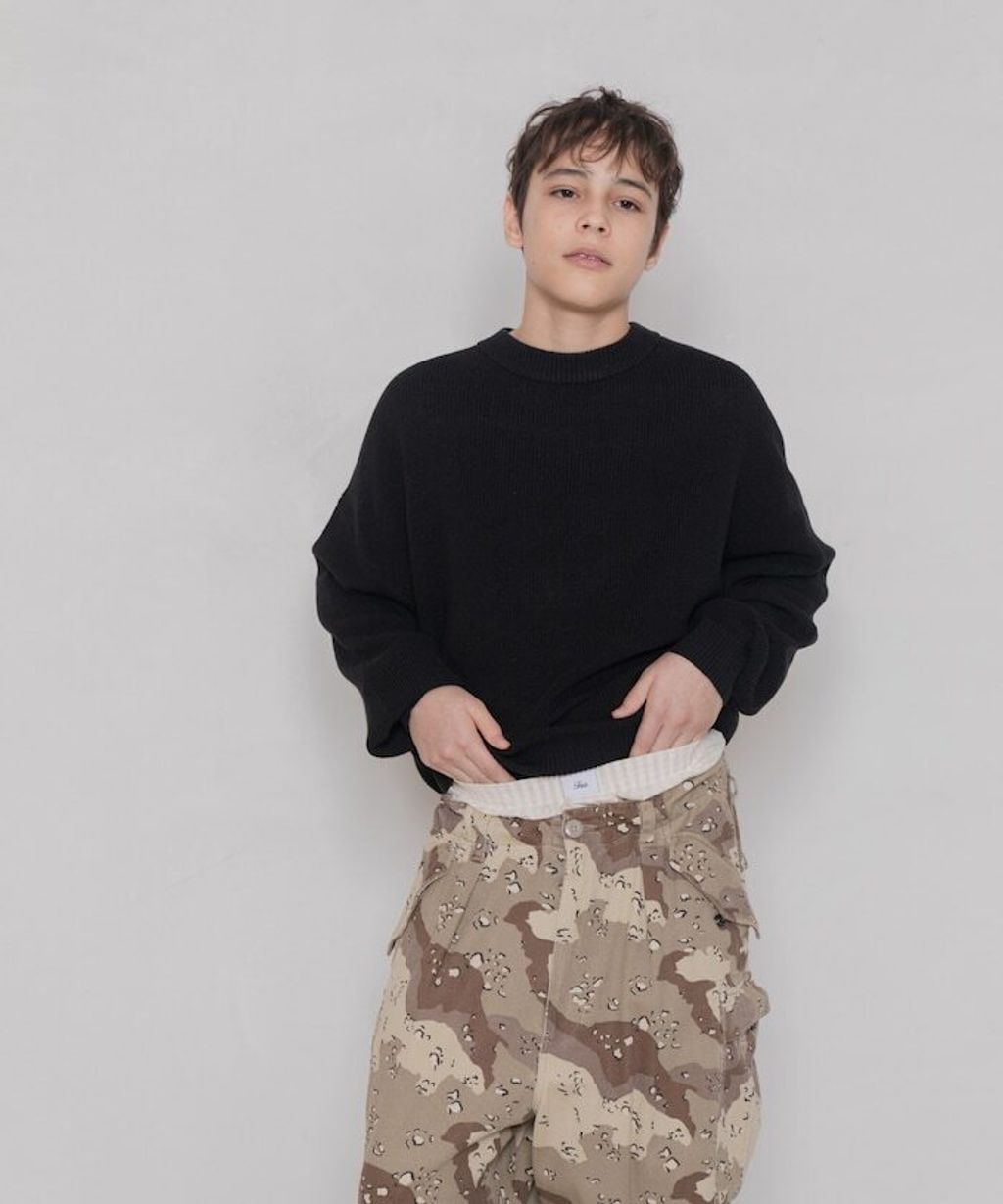 Lawson×FREAKS STORE 易洗畦編圓領針織毛衣_21