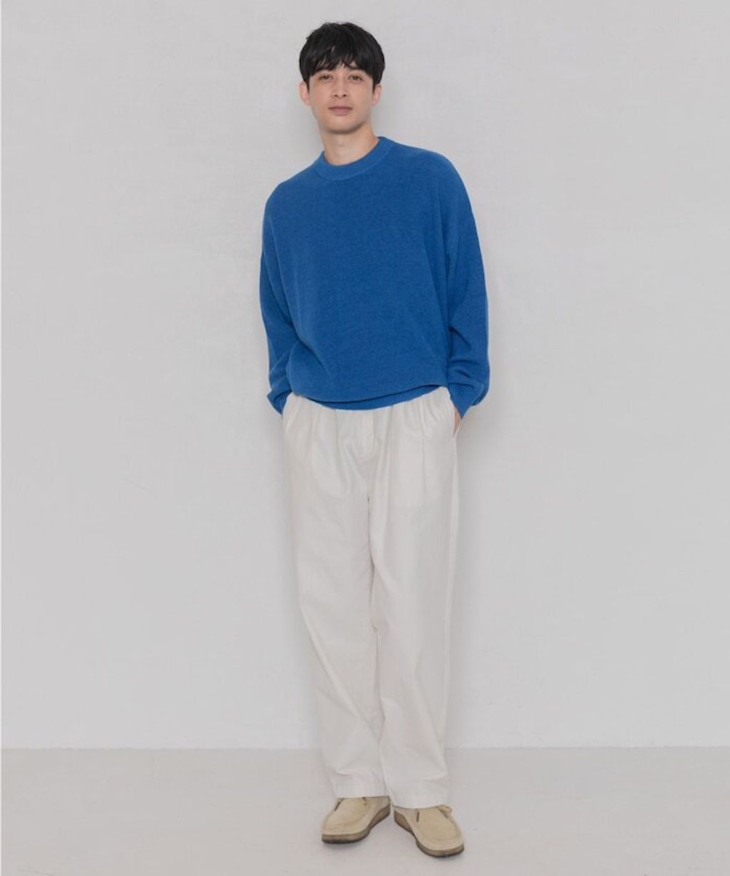 Lawson×FREAKS STORE 易洗畦編圓領針織毛衣_29