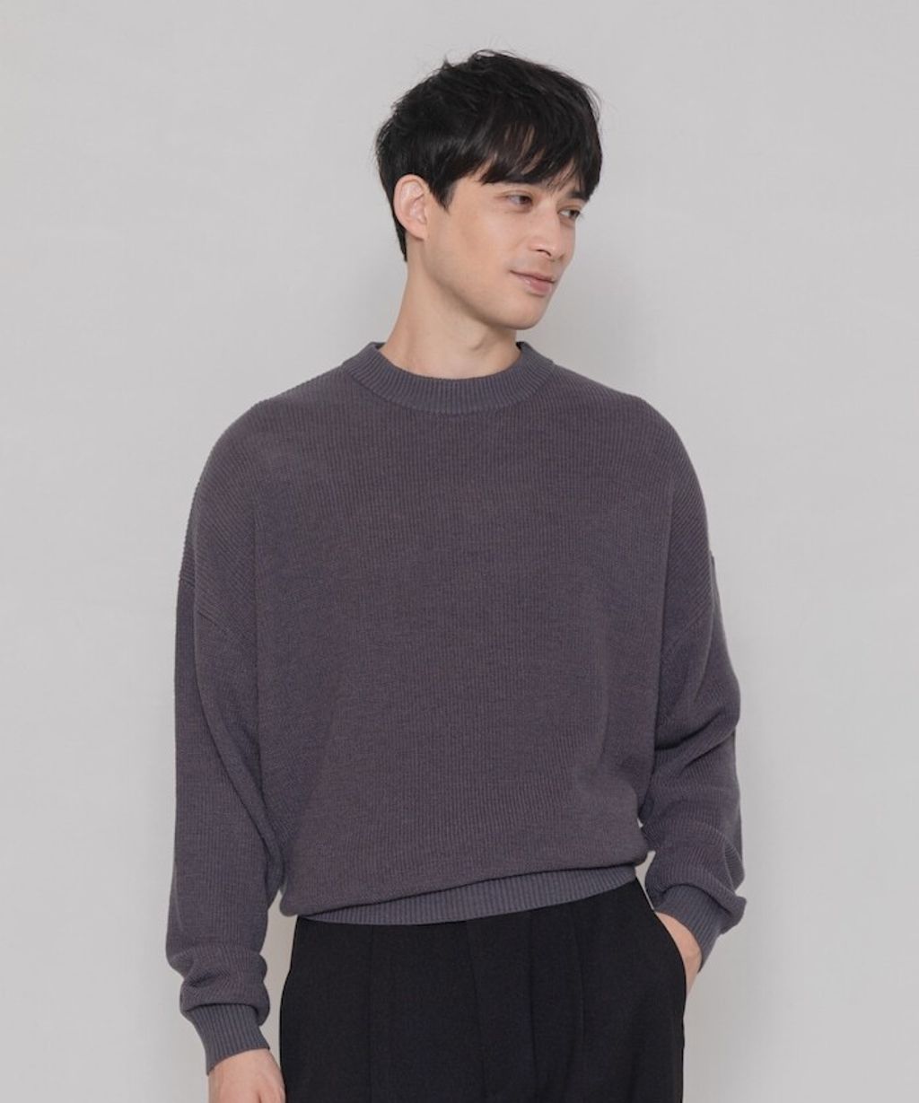 Lawson×FREAKS STORE 易洗畦編圓領針織毛衣_44