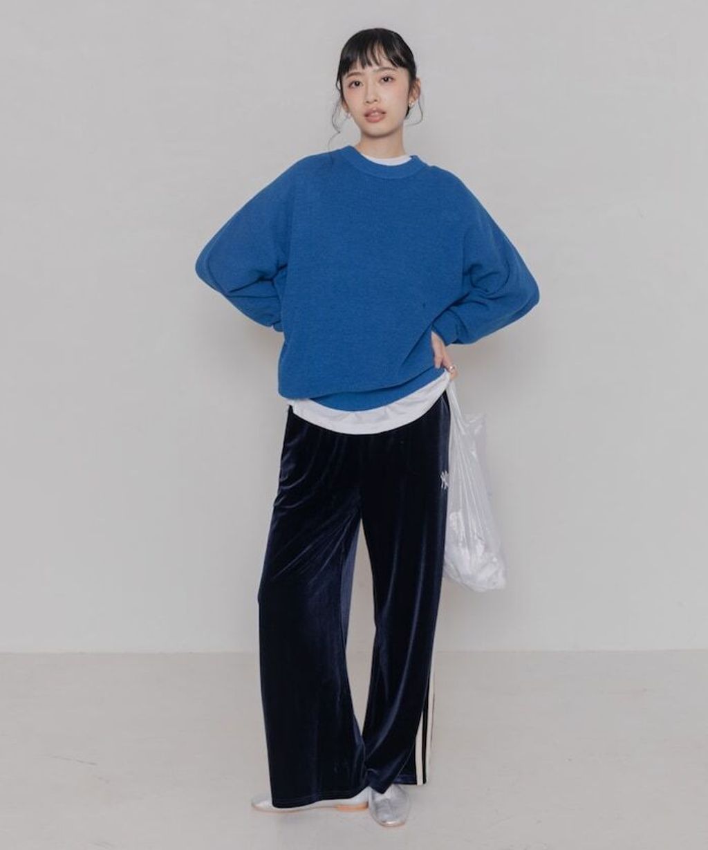 Lawson×FREAKS STORE 易洗畦編圓領針織毛衣_26