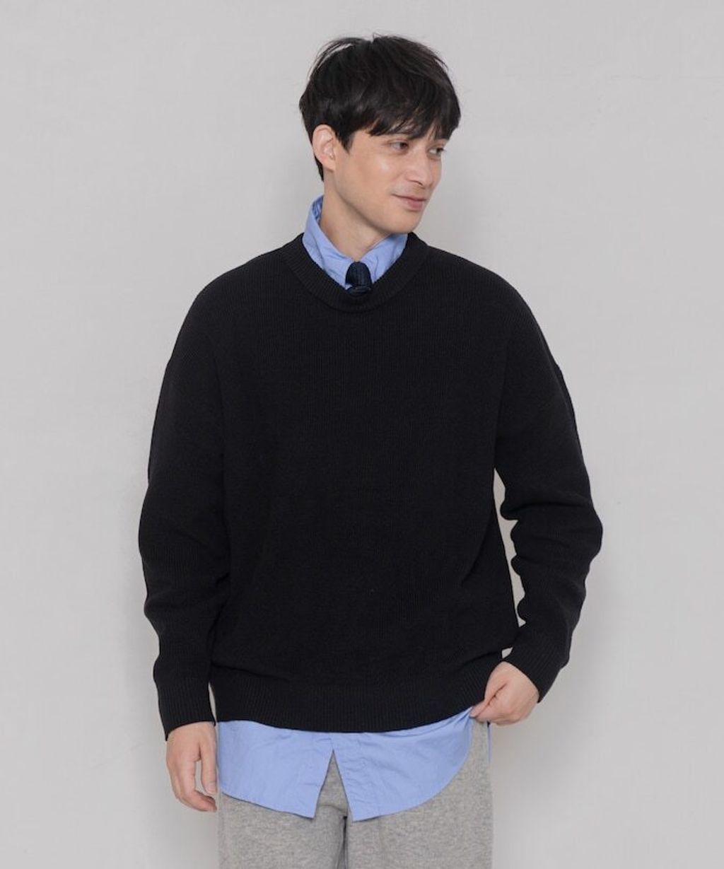 Lawson×FREAKS STORE 易洗畦編圓領針織毛衣_19