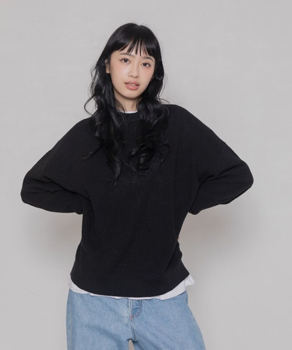 Lawson×FREAKS STORE 易洗畦編圓領針織毛衣_15