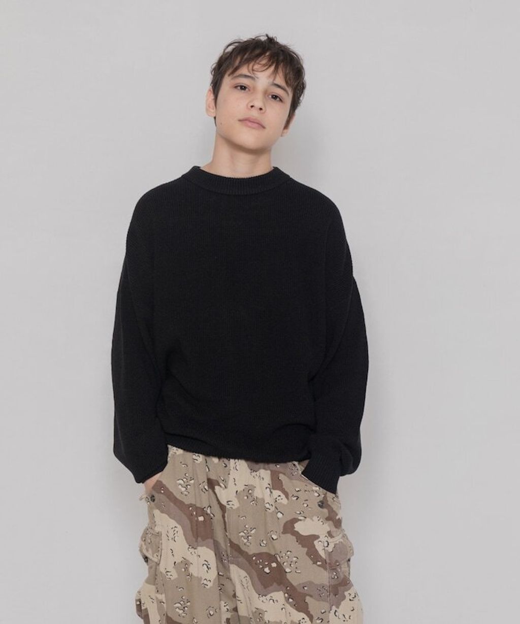 Lawson×FREAKS STORE 易洗畦編圓領針織毛衣_23