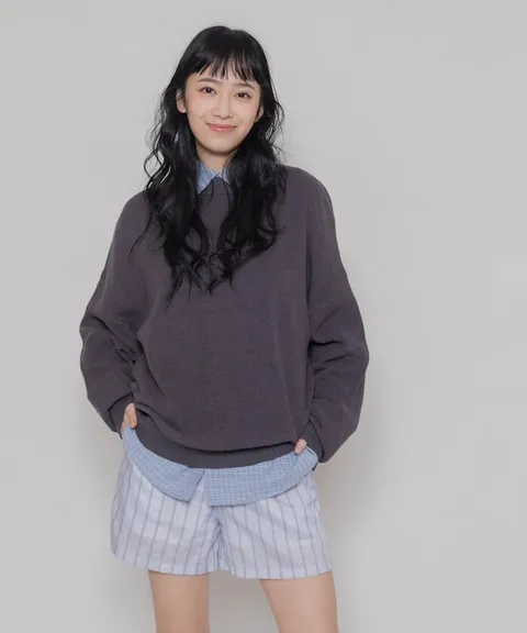 Lawson×FREAKS STORE 易洗畦編圓領針織毛衣_37