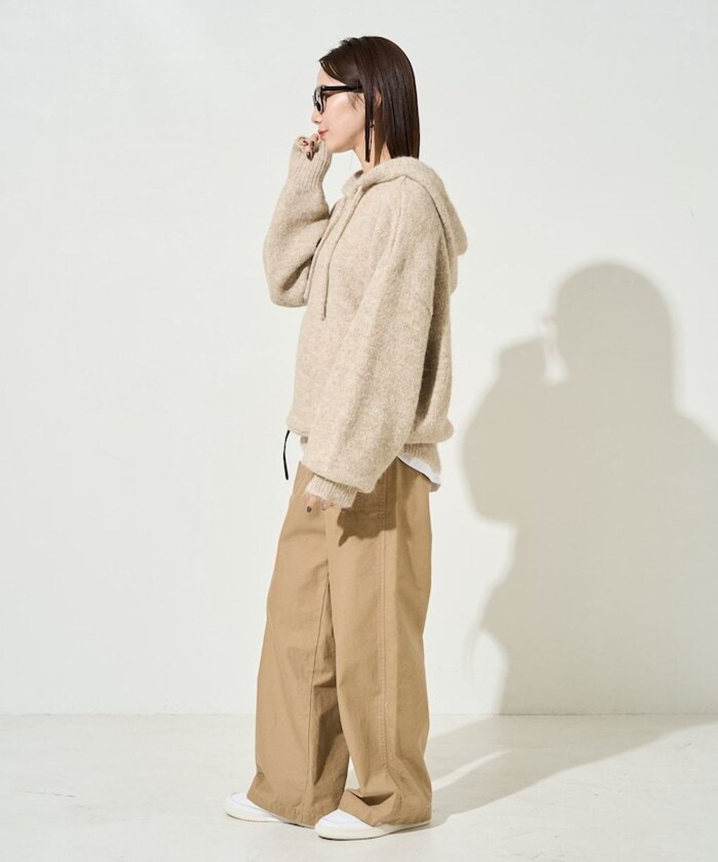 FREAKS STORE 慵懶寬鬆連帽針織衫_10