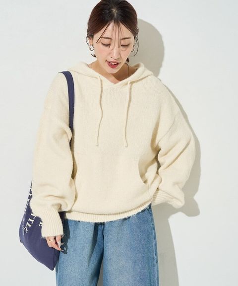 FREAKS STORE 慵懶寬鬆連帽針織衫_1