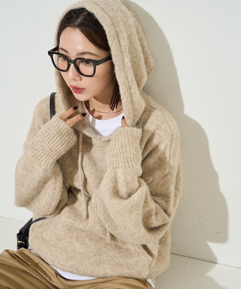 FREAKS STORE 慵懶寬鬆連帽針織衫_3