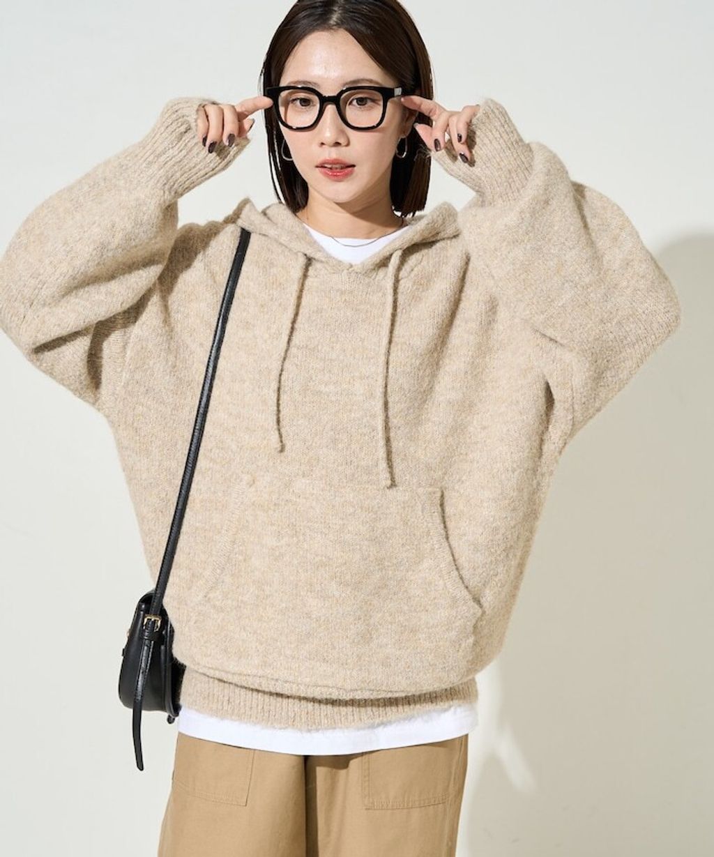 FREAKS STORE 慵懶寬鬆連帽針織衫_5