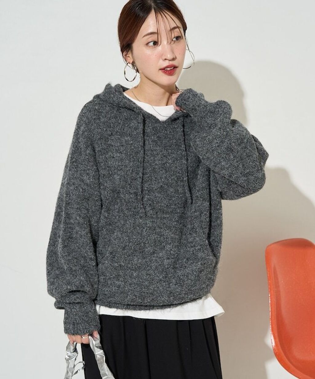FREAKS STORE 慵懶寬鬆連帽針織衫_28