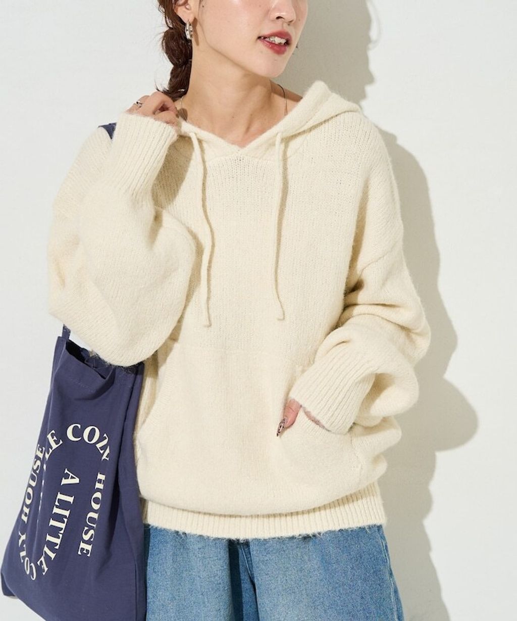 FREAKS STORE 慵懶寬鬆連帽針織衫_33