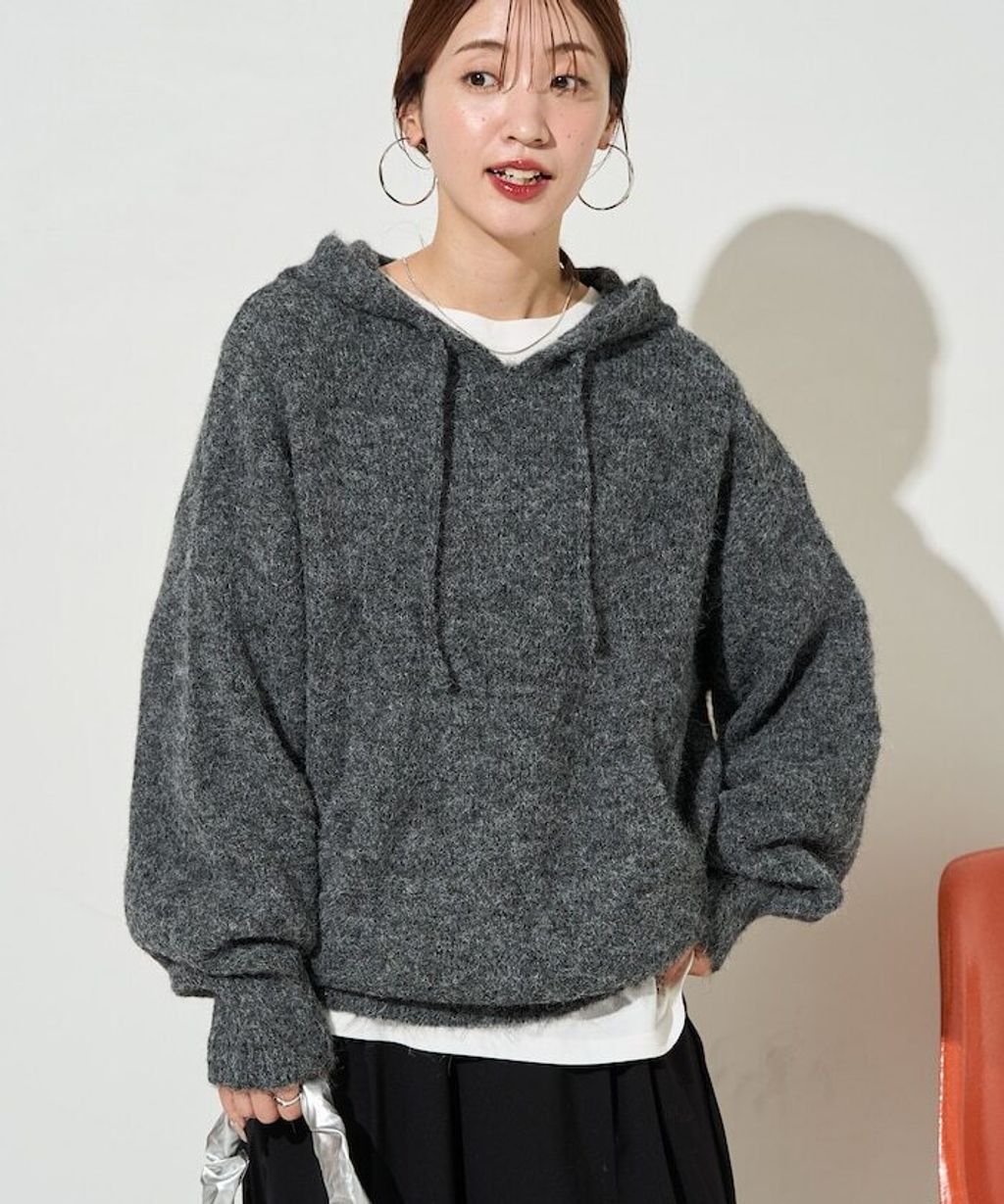 FREAKS STORE 慵懶寬鬆連帽針織衫_23