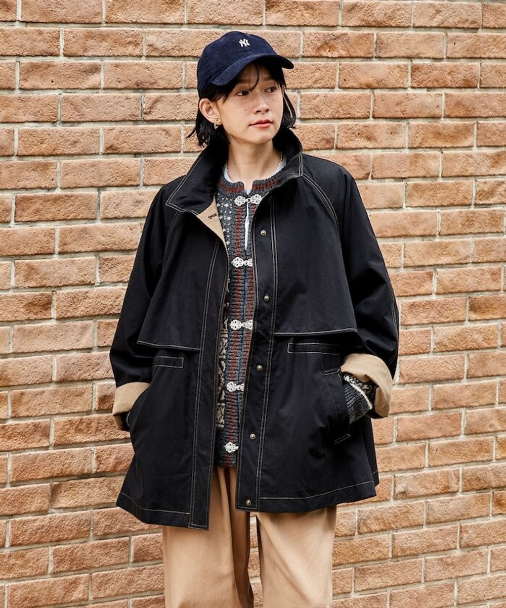 FREAKS STORE 4WAY連帽大衣(含內裡毛絨背心)_11