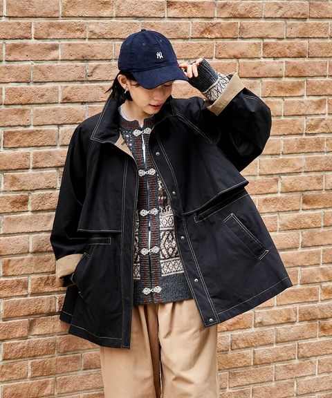 FREAKS STORE 4WAY連帽大衣(含內裡毛絨背心)_1