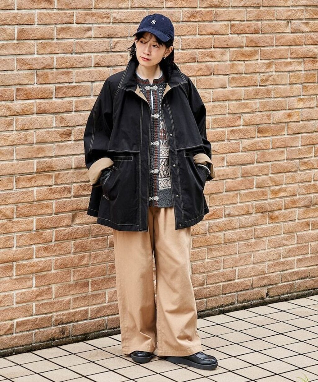 FREAKS STORE 4WAY連帽大衣(含內裡毛絨背心)_5