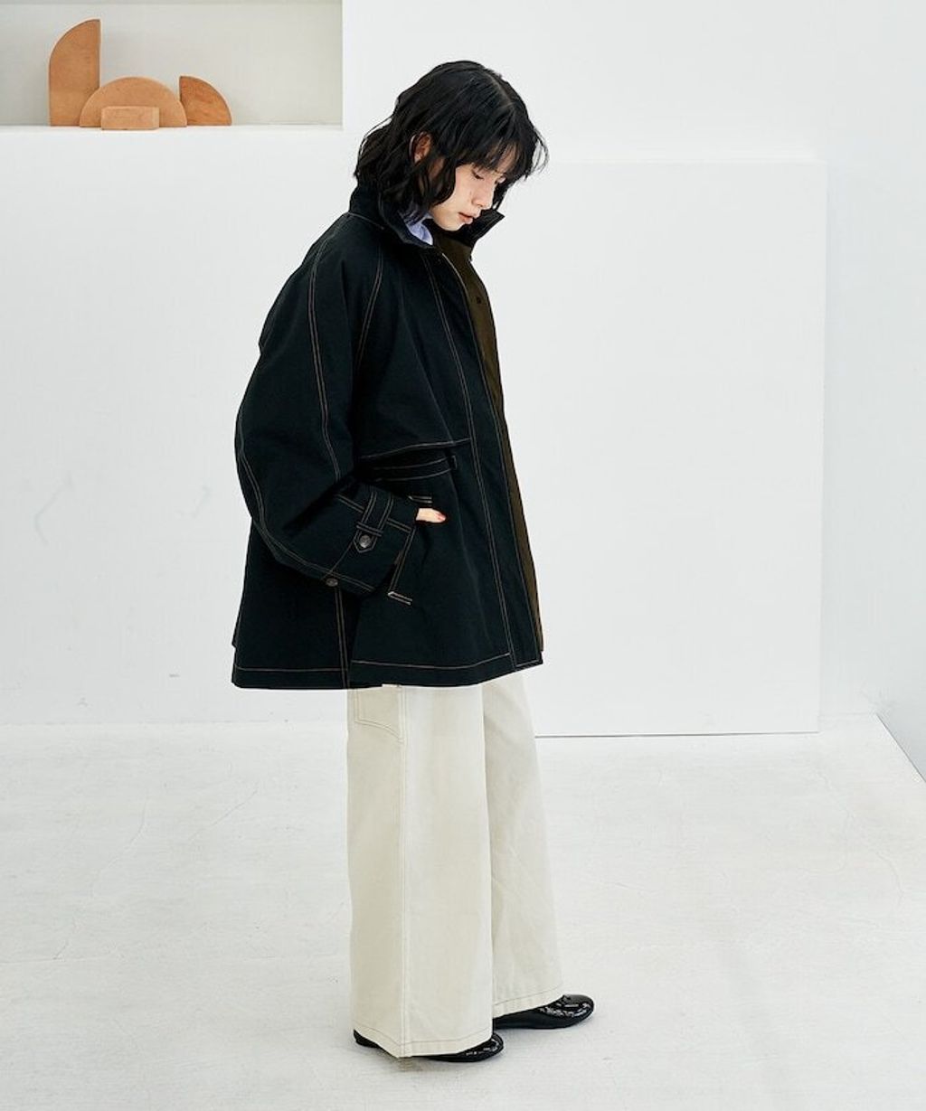 FREAKS STORE 4WAY連帽大衣(含內裡毛絨背心)_48