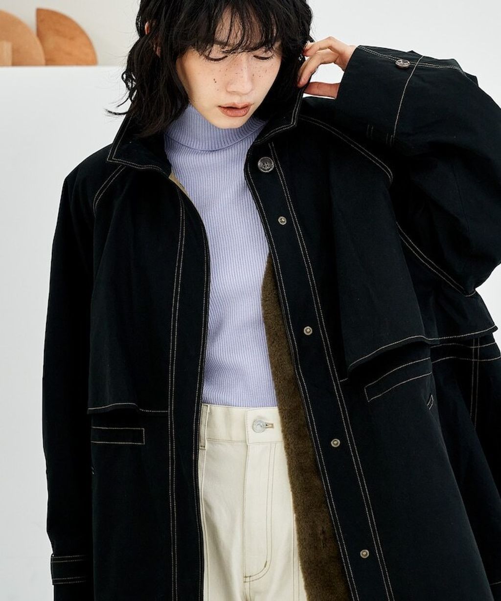 FREAKS STORE 4WAY連帽大衣(含內裡毛絨背心)_45