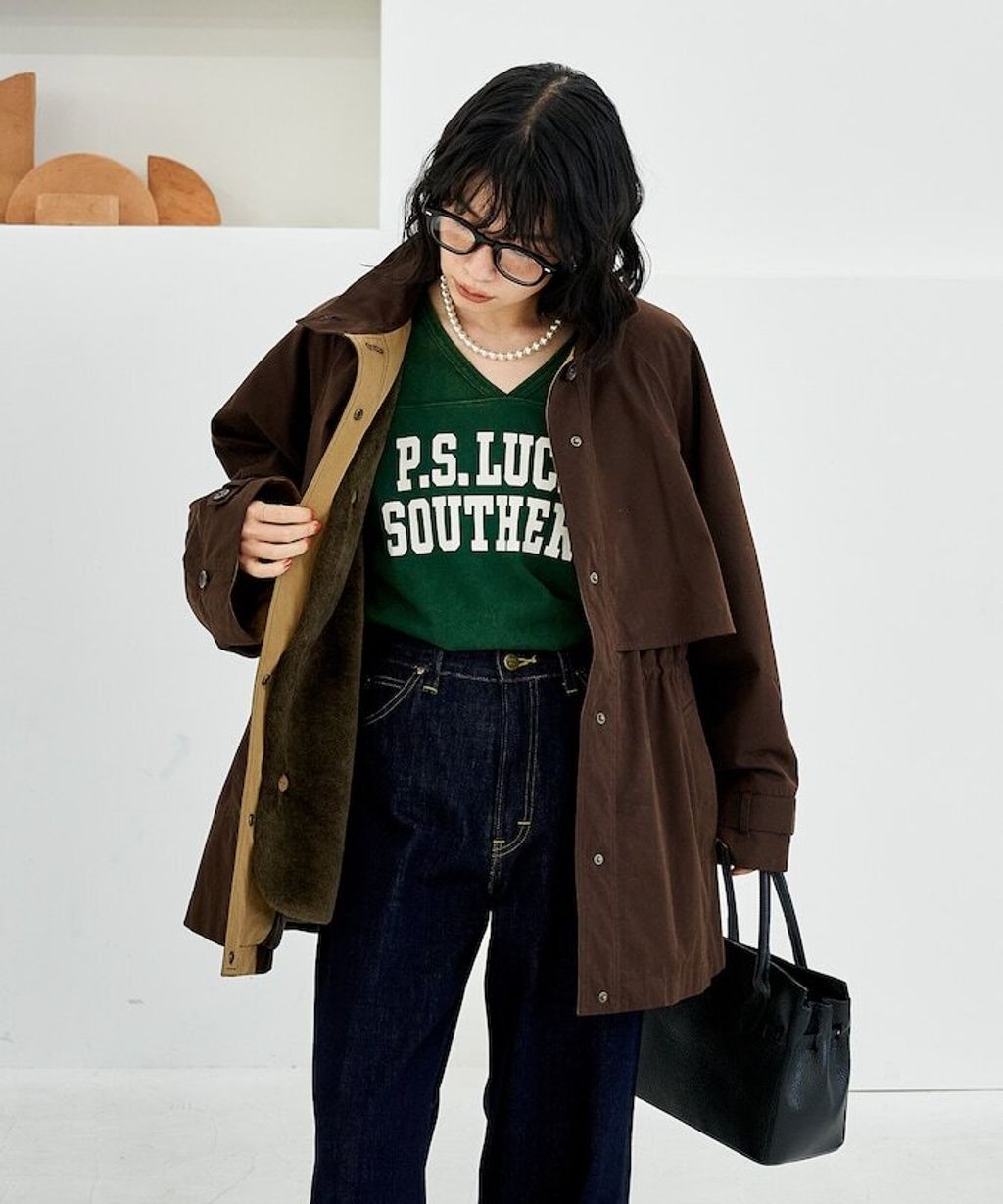 FREAKS STORE 4WAY連帽大衣(含內裡毛絨背心)_21